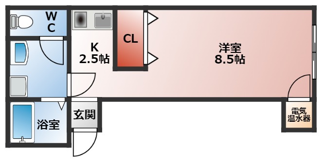 グラスヒルズの間取り