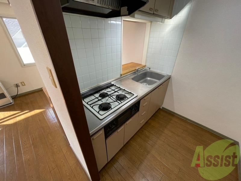 キッチン　キッチンはスペースも広々していて使いやすそうですよ！