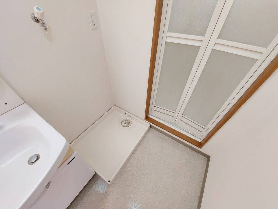 洗面設備　洗濯機置場