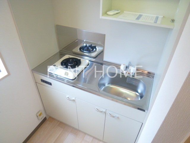 キッチン　１口ガスコンロ付き