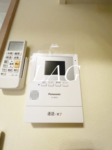 セキュリティ　モニター付きインターフォンです。
