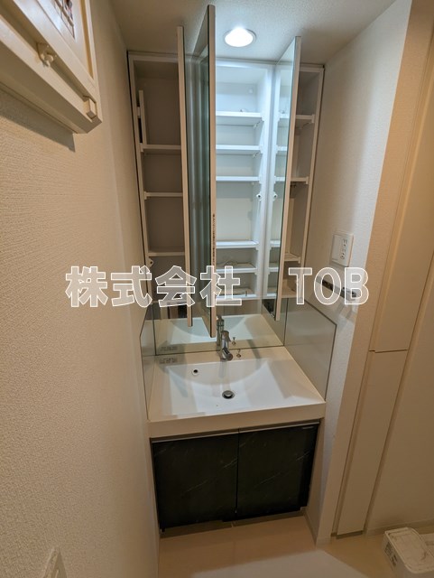 洗面設備　※クリーニング中の撮影※