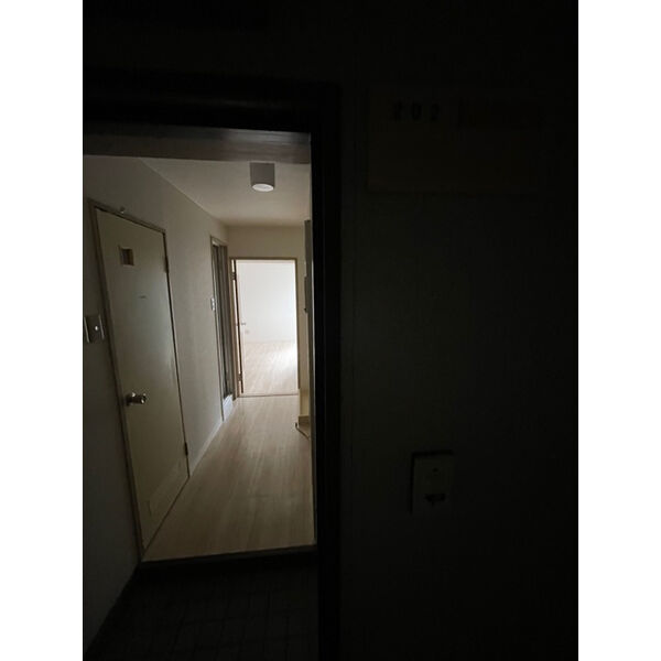 玄関　明るい玄関です