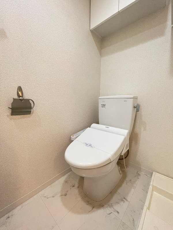 トイレ　ゆったりとした空間のトイレです