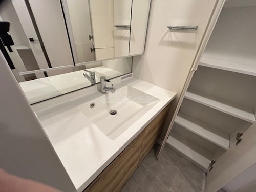 洗面設備　施工イメージ