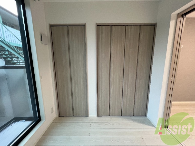 収納　クローゼットです。お荷物やお洋服はこちらにどうぞ。