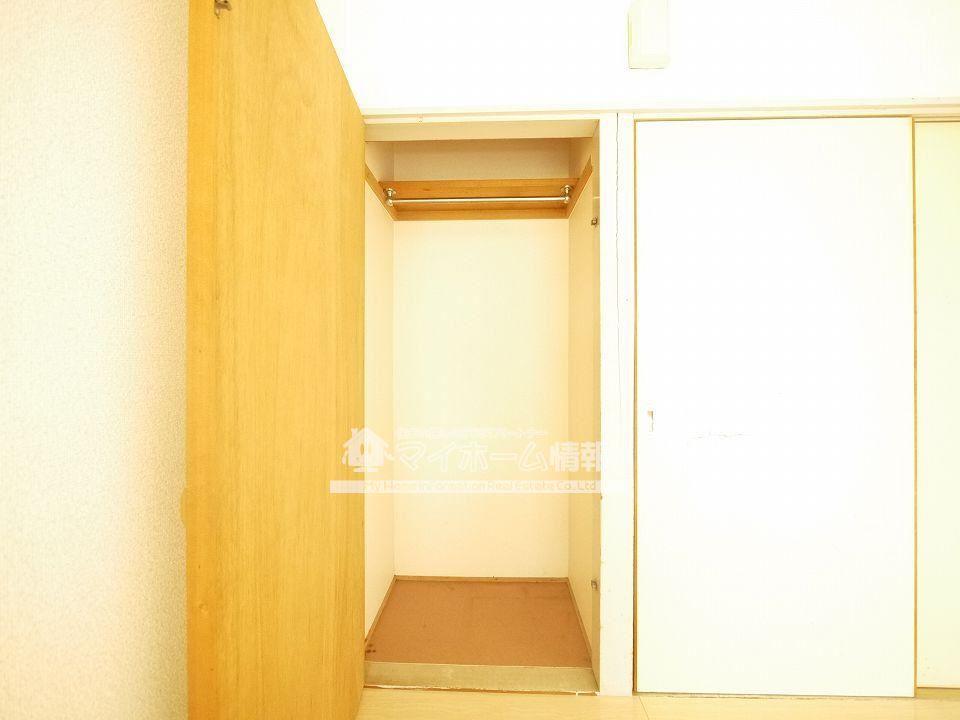 収納　便利なクローゼット付き