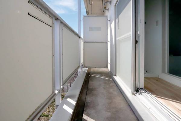 バルコニー　モデルルームの写真です