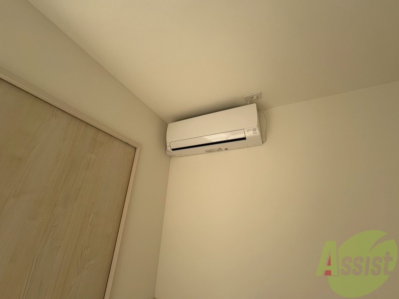 その他設備　エアコンが付いてるので、夏も冬も過ごしやすいですね。