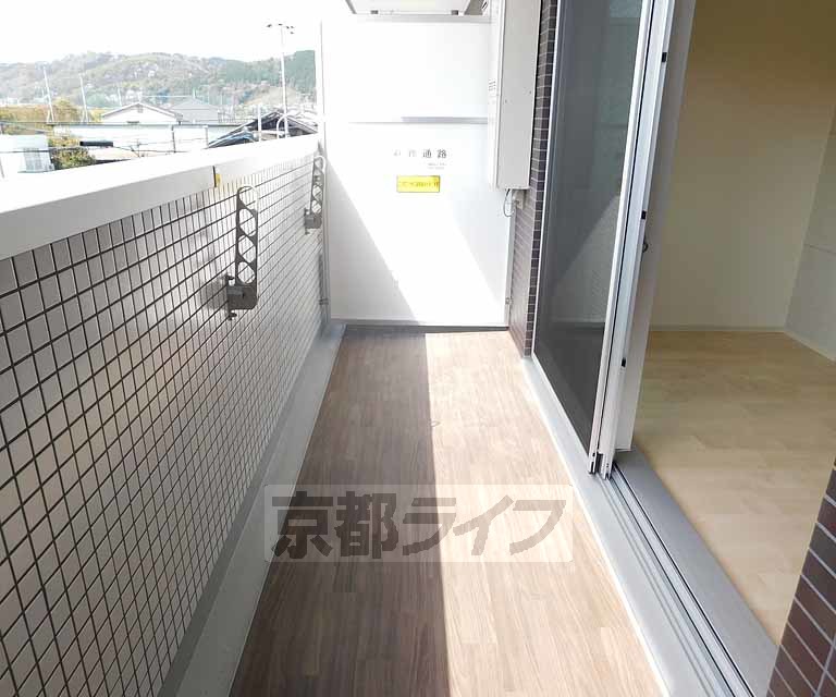 バルコニー　洗濯物もよく乾きそうです！