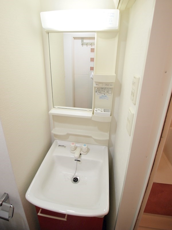 洗面設備　洗面台あり。
