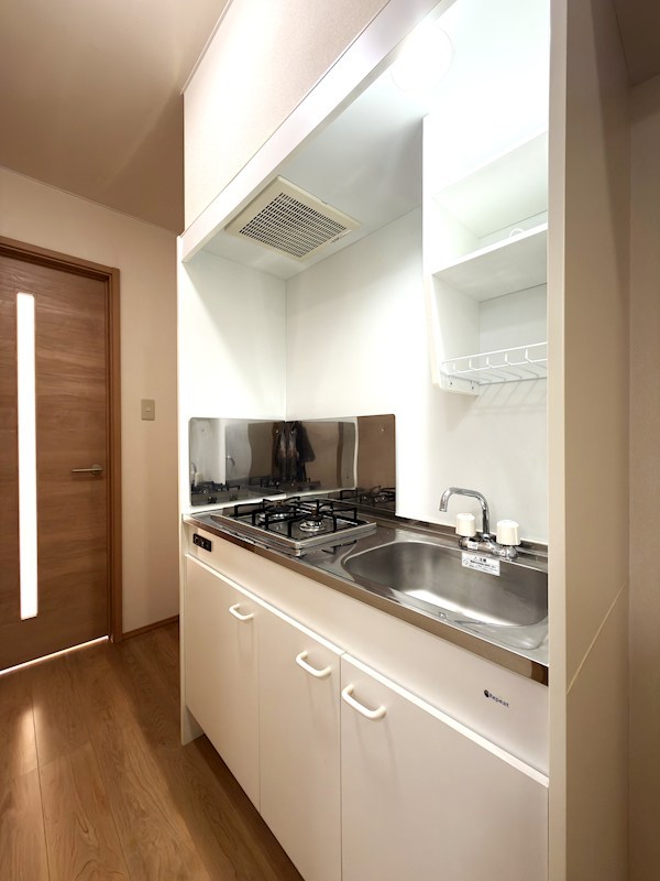 キッチン　二口コンロを採用し料理好きな方も安心です。