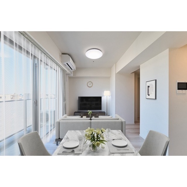 居室・リビング　家具・調度品等はＣＧ加工です。実際の賃