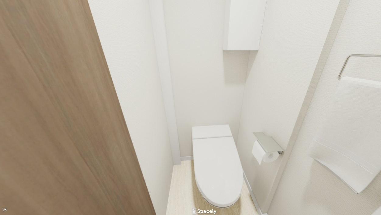 トイレ　イメージパースのため実際とは異なります