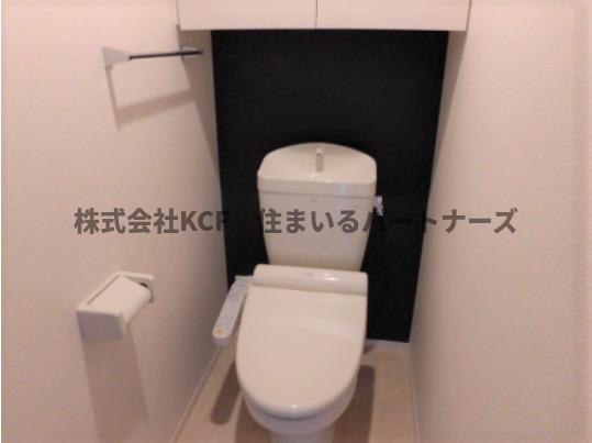 トイレ　ゆったりとした空間のトイレです