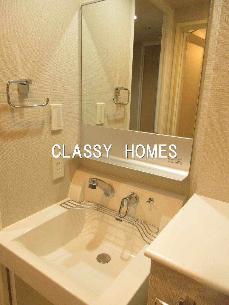 洗面設備　2009年竣工カスタリア大森II：洗面台