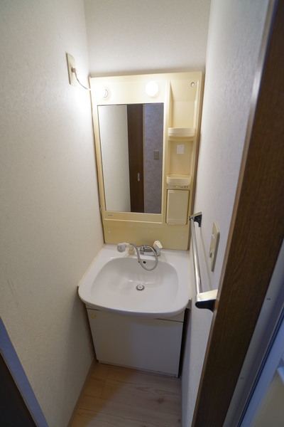洗面設備　同じ建物の別のお部屋
