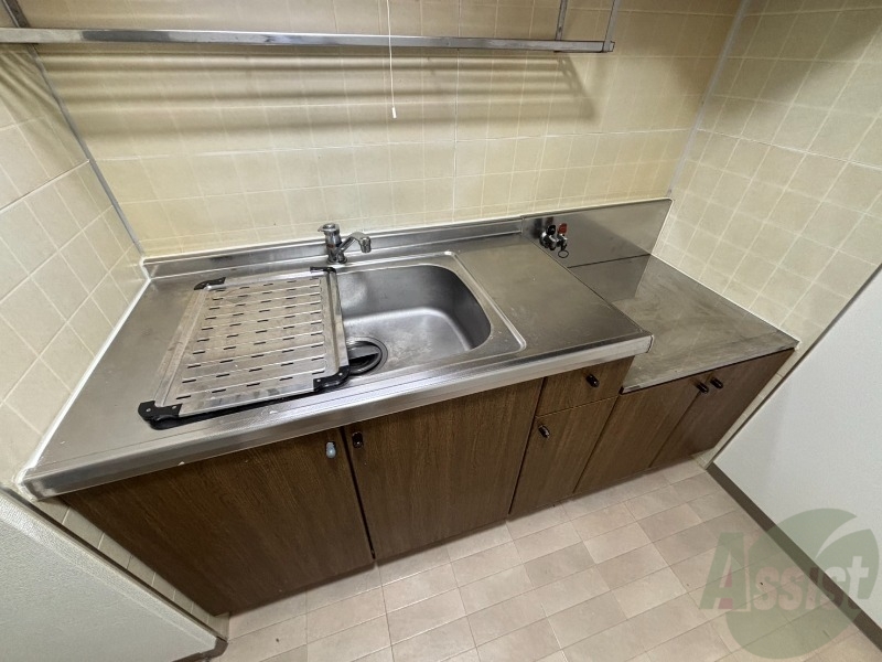 キッチン　清潔感がありお洒落なキッチンになっていました！