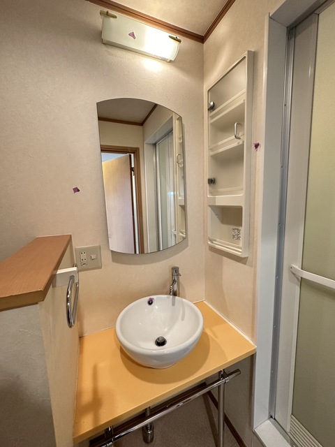洗面設備　別部屋参考写真です