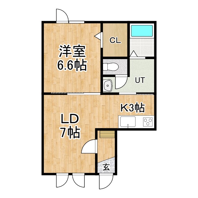 プランドールSの間取り