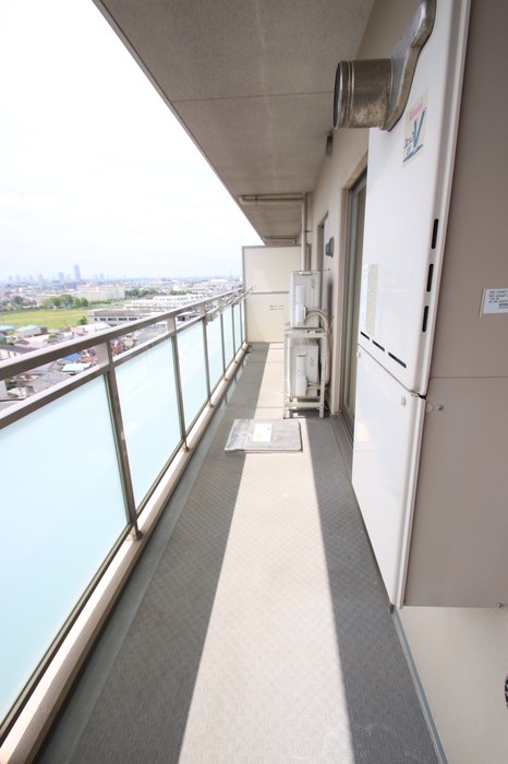 バルコニー　西向き