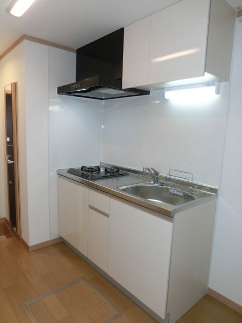 キッチン　嬉しい２口ガスコンロ付キッチン