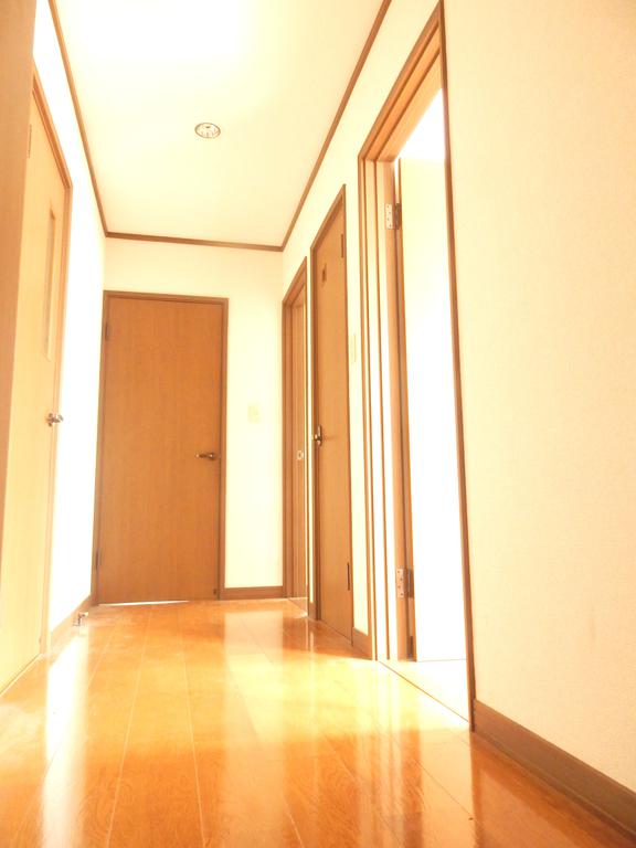 玄関　それぞれのお部屋に採光入ります♪　別部屋の写真です