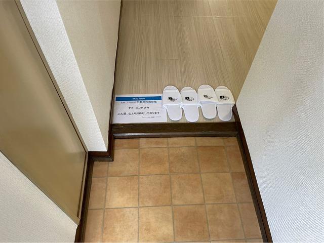 玄関　明るい玄関です