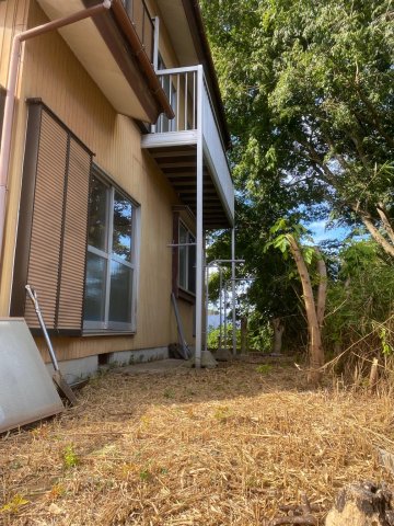 バルコニー　自然豊かな眺めの良い広々バルコニー！