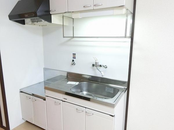 キッチン　ガスコンロ設置可！