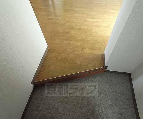 玄関　靴はこちらで脱いで下さい