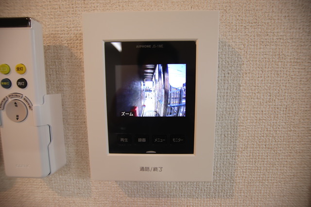 セキュリティ　来訪者が確認できるＴＶモニターホン