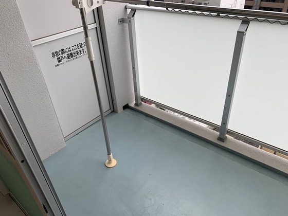 バルコニー　※別部屋の写真です