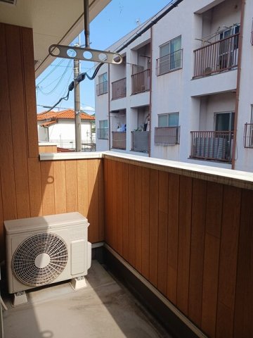 バルコニー　広々としたバルコニーです