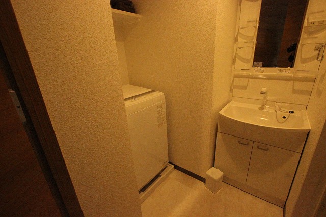 洗面設備　同物件別号室のものです。