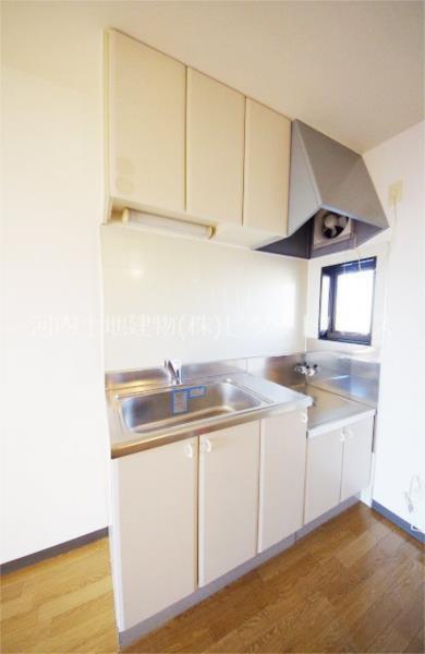 キッチン　ガスコンロ設置可