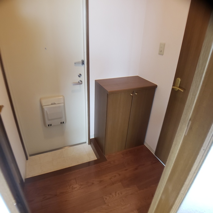 玄関　ブルーコート