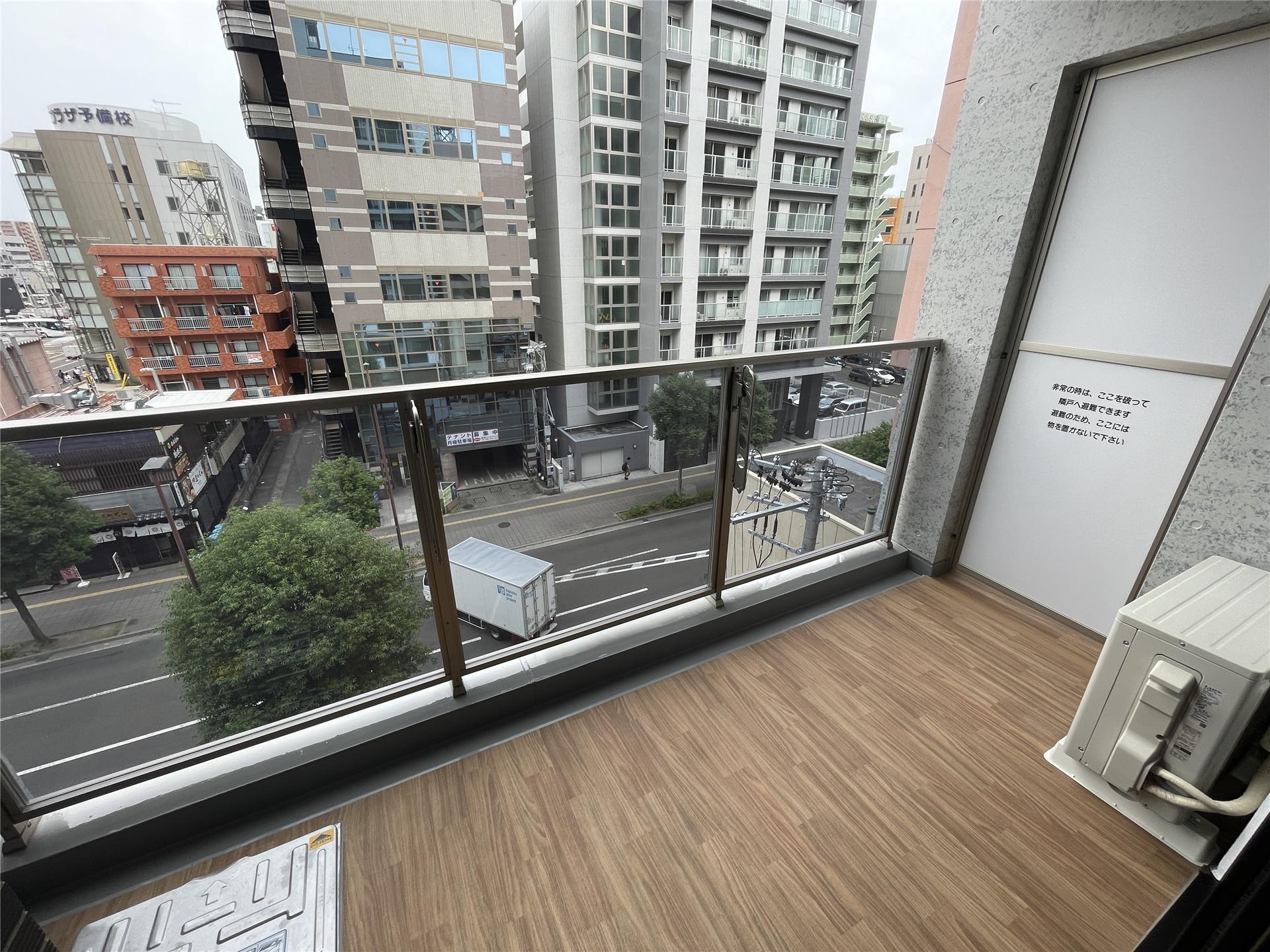 バルコニー　広々としたベランダーです