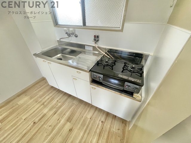 キッチン　ガスコンロ設置可能なキッチンです♪