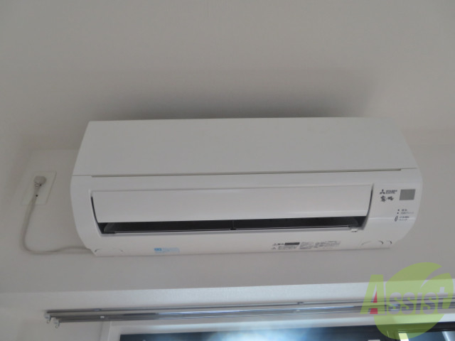 その他設備　エアコンが設置してありますので、寒暖対策もばっちり。