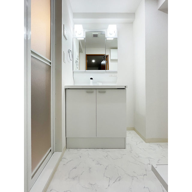 洗面設備　洗面所です