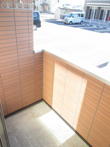 バルコニー　落ち着いた時間を過ごせるバルコニーです