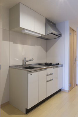 キッチン　２口コンロ付キッチン