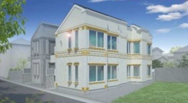 建物外観　ソフィアシナモンの完成予想パース