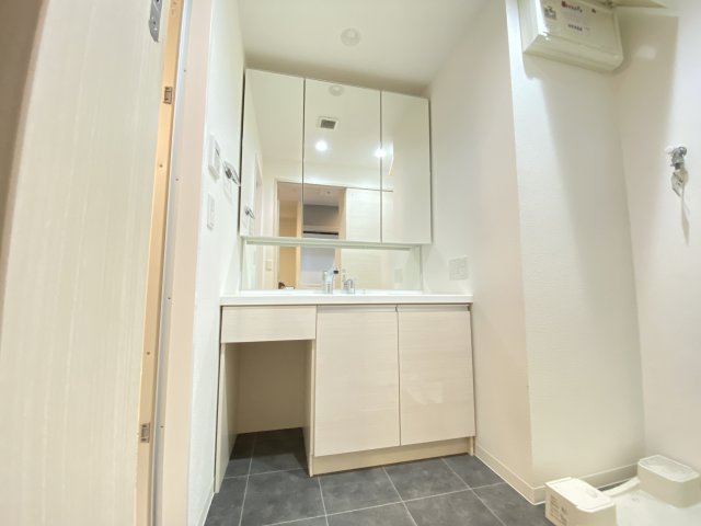 洗面設備　同一タイプです。