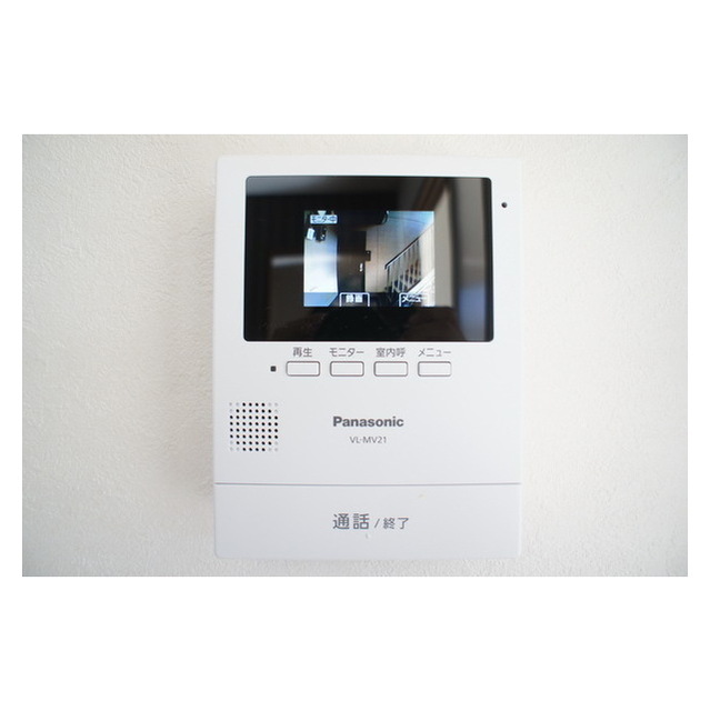 セキュリティ　不意の来客にも安心ですね