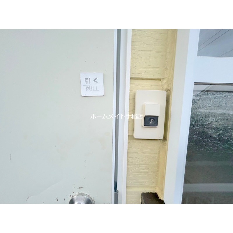 セキュリティ　チャイム付きです！