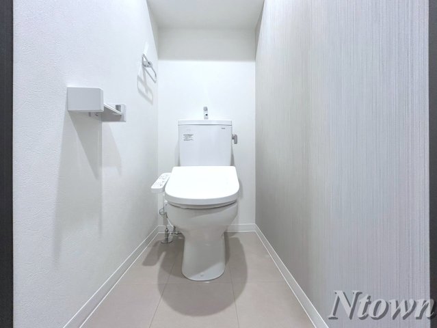 トイレ　ゆったりとした空間のトイレです