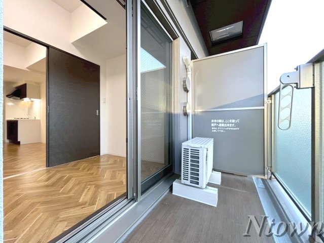 バルコニー　広々としたバルコニーです