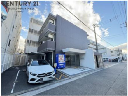 建物外観　オートロック・防犯カメラ付きで安心です！